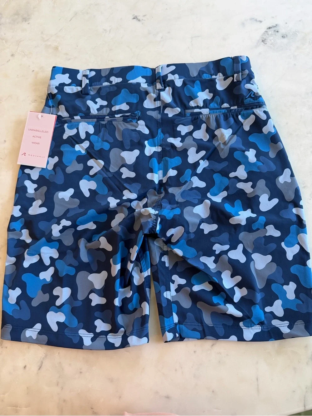Redvanly Hanover Performance Shorts – Classic Blue Devoe – NWT – Size Small